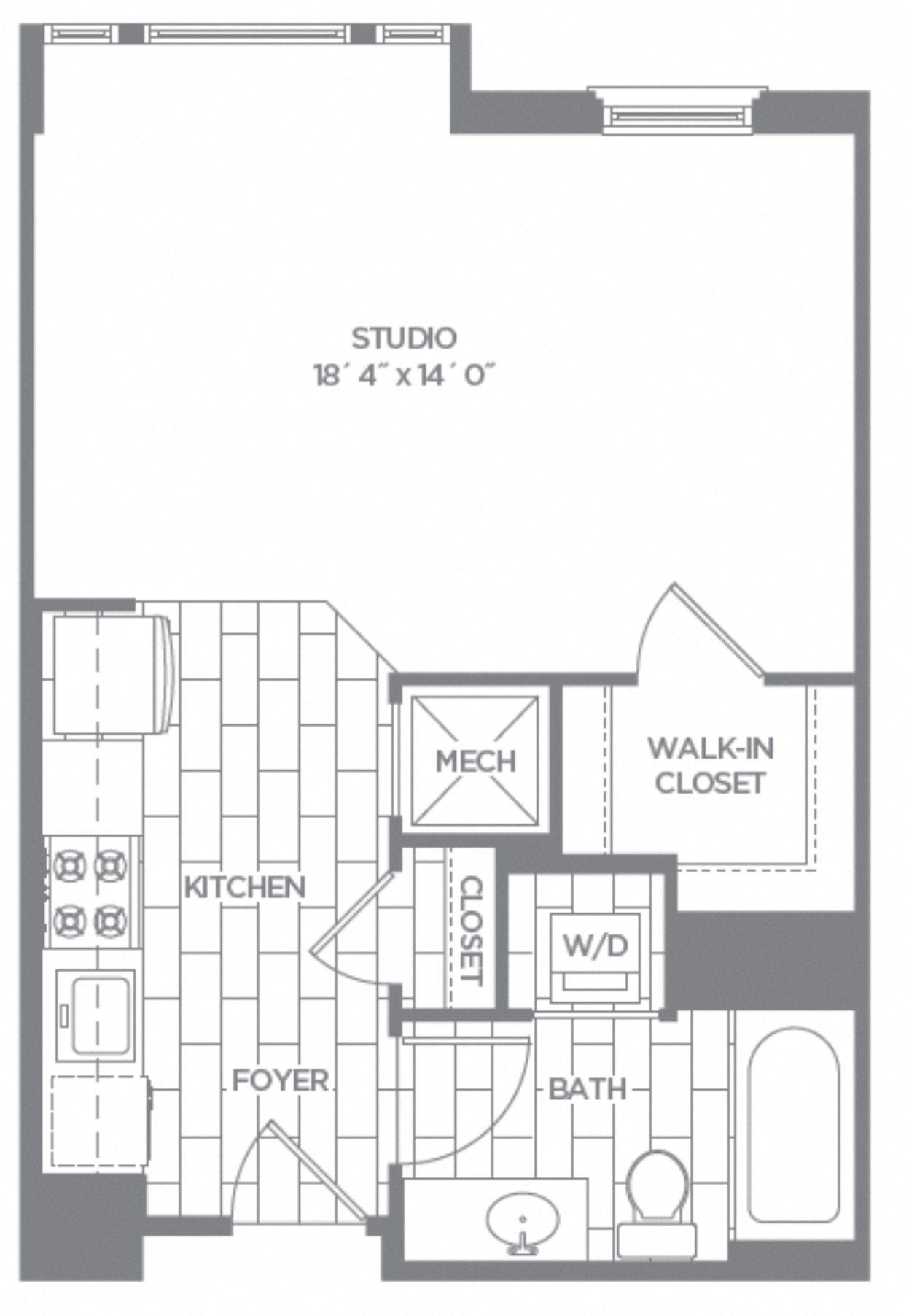 Floor Plan Image of Apartment Apt 352-2